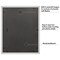 Americanflat 16x20 Picture Frame with Decorative Inner Mat Accent - Use as 11x14 photo frame with the Mat or as 16x20 frame without the Mat - Statement Frame with Polished Plexiglass
